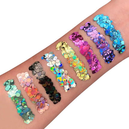 Moon Glitter Holographic Chunky Glitter Gel Pink 12ml van Moon Creations koop je bij Partywinkel
