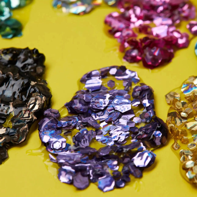 Moon Glitter Holographic Chunky Glitter Gel Purple 12ml van Moon Creations koop je bij Partywinkel