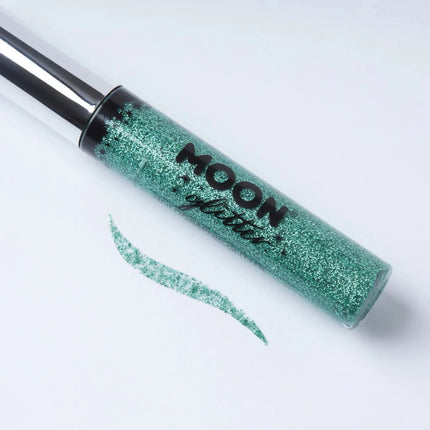 Moon Glitter Holographic Glitter Eye Liner Green 10ml van Moon Creations koop je bij Partywinkel