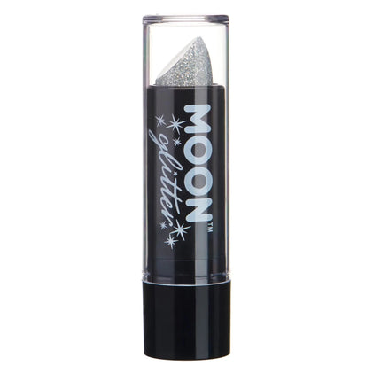Moon Glitter Holographic Glitter Lipstick Silver 4.2g van Moon Creations koop je bij Partywinkel