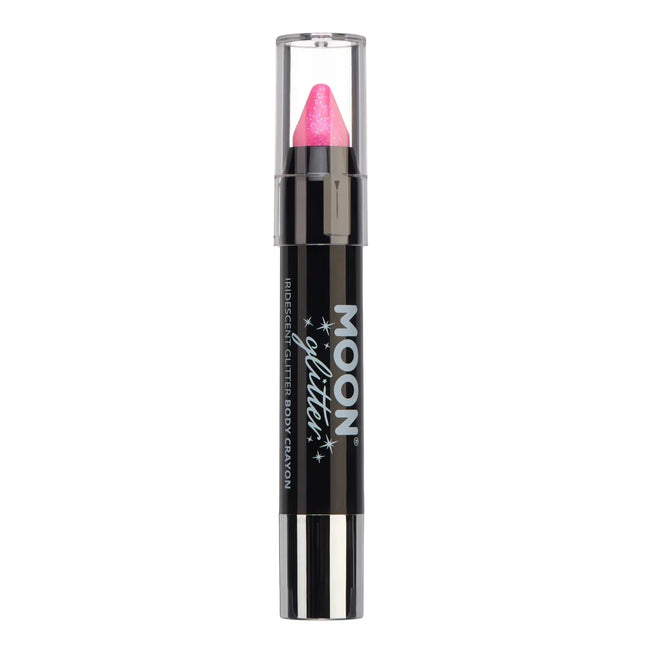 Moon Glitter Iridescent Body Crayons Pink 3.2g van Moon Creations koop je bij Partywinkel