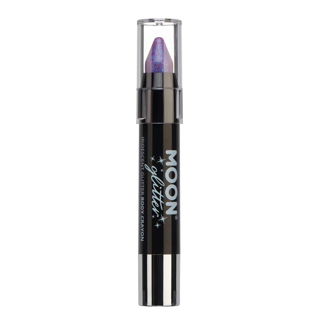 Moon Glitter Iridescent Body Crayons Purple 3.2g van Moon Creations koop je bij Partywinkel