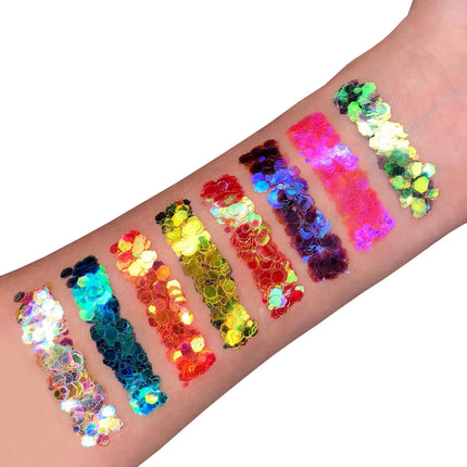 Moon Glitter Iridescent Chunky Glitter Cherry 3g van Moon Creations koop je bij Partywinkel