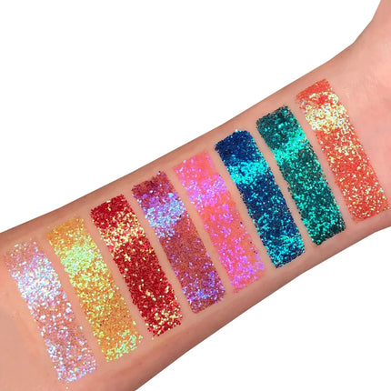 Moon Glitter Iridescent Fine Glitter Gel Green 12ml van Moon Creations koop je bij Partywinkel