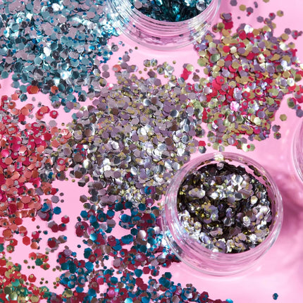 Moon Glitter Mystic Bio Chunky Glitter Champagne 3g van Moon Creations koop je bij Partywinkel