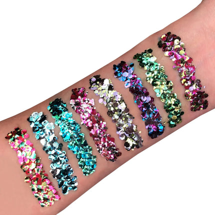 Moon Glitter Mystic Bio Chunky Glitter Champagne 3g van Moon Creations koop je bij Partywinkel