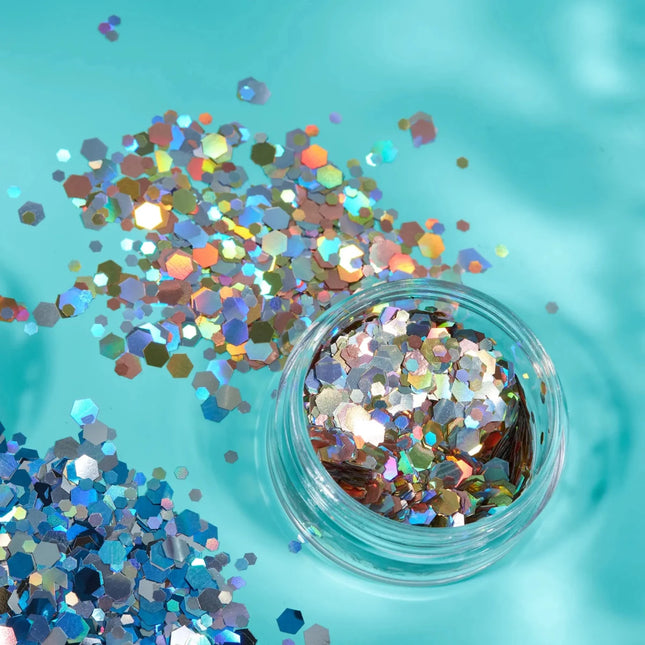 Moon Glitter Mystic Chunky Glitter Chardonnay 3g van Moon Creations koop je bij Partywinkel
