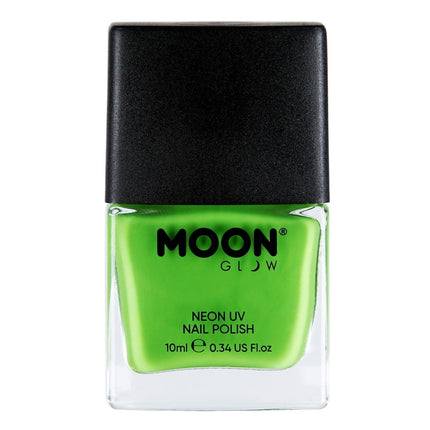 Moon Glow Intense Neon UV Nail Polish Intense Green 14ml van Moon Creations koop je bij Partywinkel