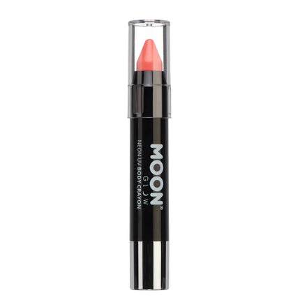 Moon Glow Pastel Neon UV Body Crayons Pastel Coral 3.2g van Moon Creations koop je bij Partywinkel