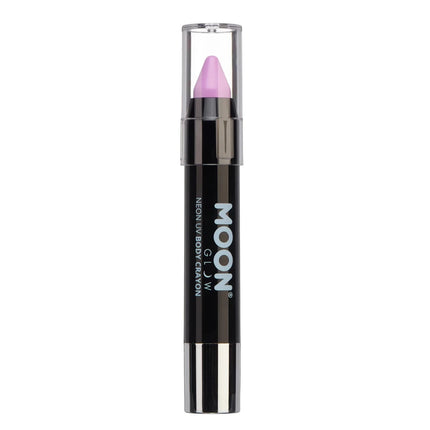 Moon Glow Pastel Neon UV Body Crayons Pastel Lilac 3.2g van Moon Creations koop je bij Partywinkel