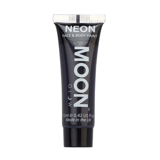 Moon Glow Pastel Neon UV Face Paint Black 12ml van Moon Creations koop je bij Partywinkel