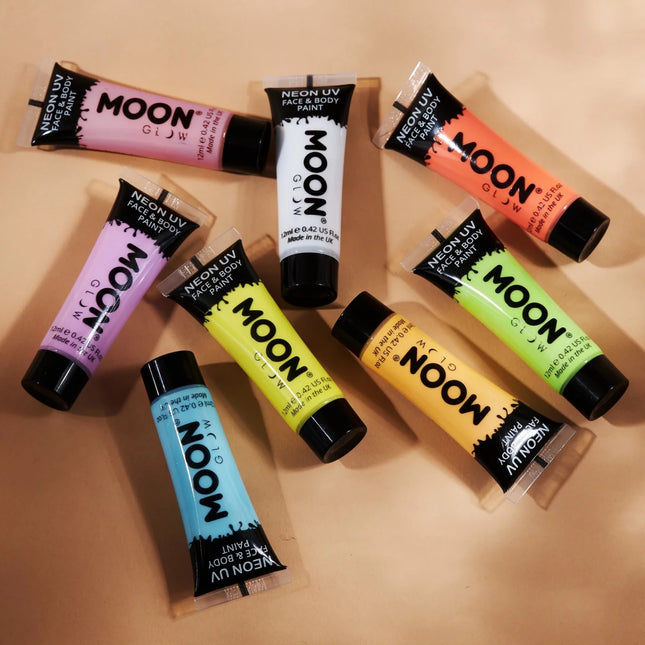 Moon Glow Pastel Neon UV Face Paint Pastel Pink 12ml van Moon Creations koop je bij Partywinkel