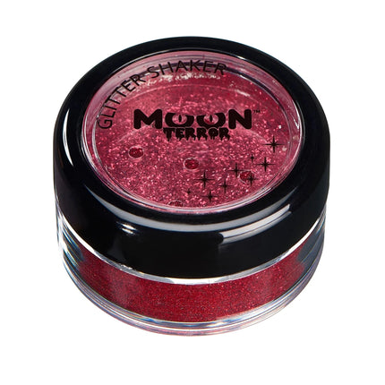 Moon Terror Halloween Glitter Shakers Blood Red 5g van Moon Creations koop je bij Partywinkel