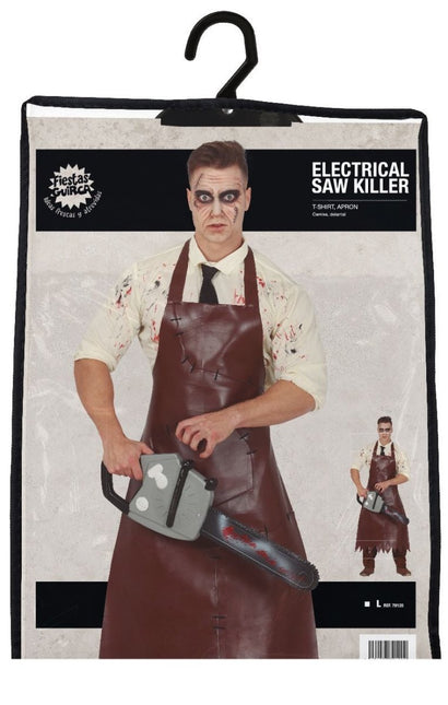 Moordenaar Halloween Kostuum Heren L van Fiestas Guirca koop je bij Partywinkel