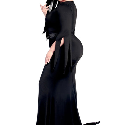 Morticia Jurk Zwart Dames Immortal Beauty Leg Avenue van Leg Avenue koop je bij Partywinkel