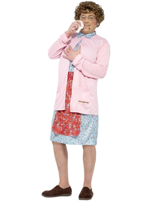 Mrs Brown Padded Heren Kostuum van Smiffys koop je bij Partywinkel