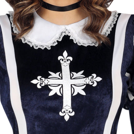 Musketier Kostuum Blauw Dames van Fiestas Guirca koop je bij Partywinkel