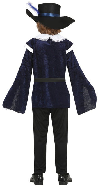 Musketier Kostuum Jongen Blauw van Fiestas Guirca koop je bij Partywinkel