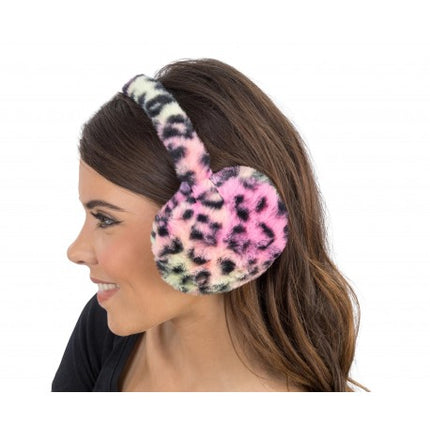 Luipaard Oorwarmers gekleurd