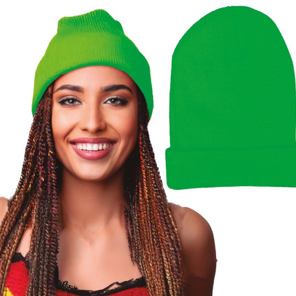Muts Neon groen van Fiestas Guirca koop je bij Partywinkel