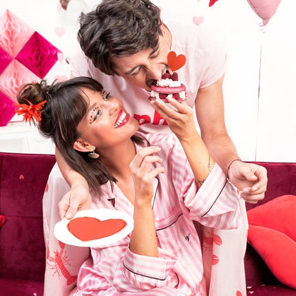 Hart Servetten 12,5cm 20st van Partydeco koop je bij Partywinkel