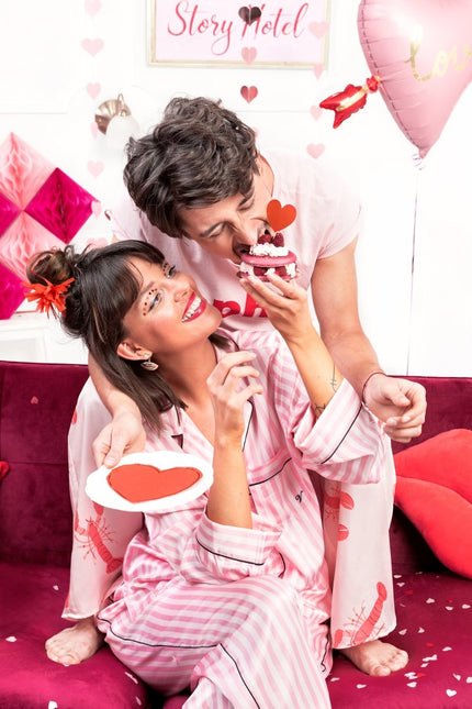 Hart Servetten 12,5cm 20st van Partydeco koop je bij Partywinkel