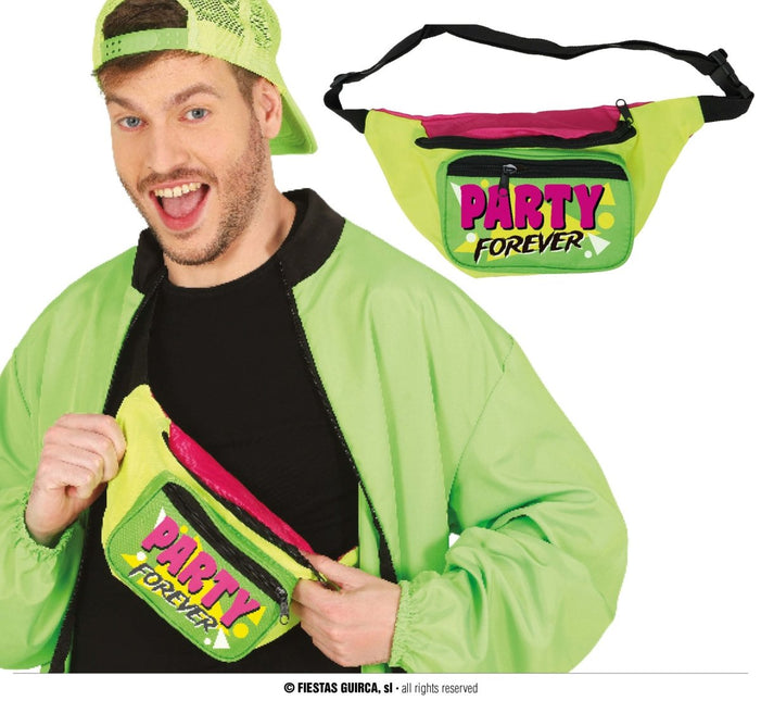 Neon 80S Heuptasje Groen van Fiestas Guirca koop je bij Partywinkel