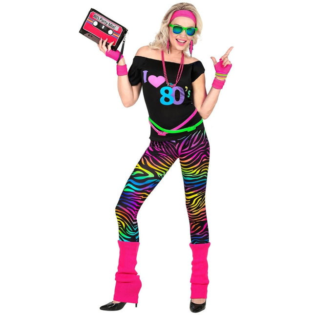 Neon 80S Kostuum Dames van Widmann koop je bij Partywinkel
