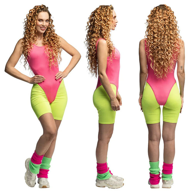 Neon 80S Kostuum Dames 3 delig van Boland koop je bij Partywinkel