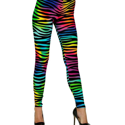 Neon 80S Legging Dames van Widmann koop je bij Partywinkel