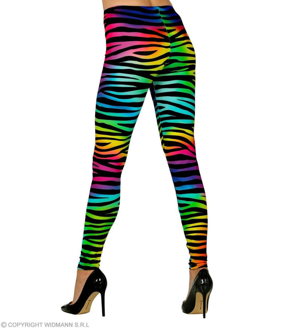 Neon 80S Legging Dames van Widmann koop je bij Partywinkel