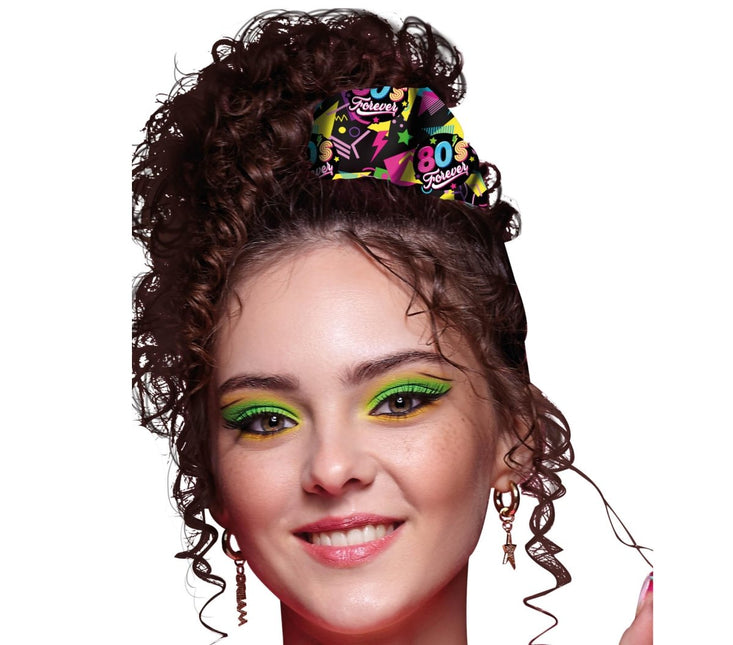 Neon 80S Scrunchie van Fiestas Guirca koop je bij Partywinkel