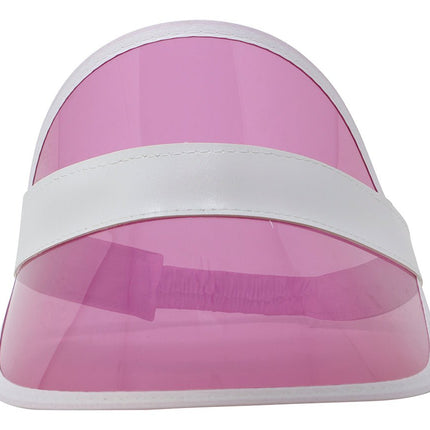 Neon 80S Zonneklep Roze 25cm van Fiestas Guirca koop je bij Partywinkel