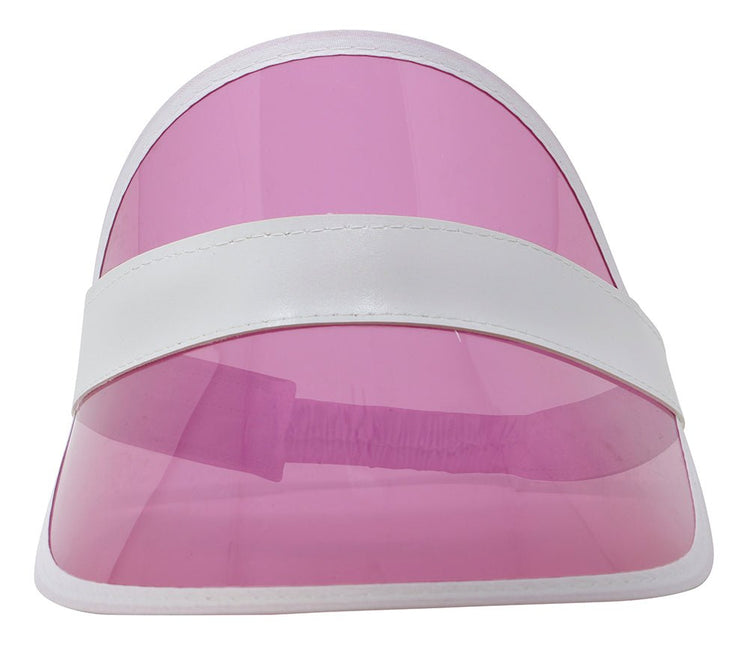 Neon 80S Zonneklep Roze 25cm van Fiestas Guirca koop je bij Partywinkel