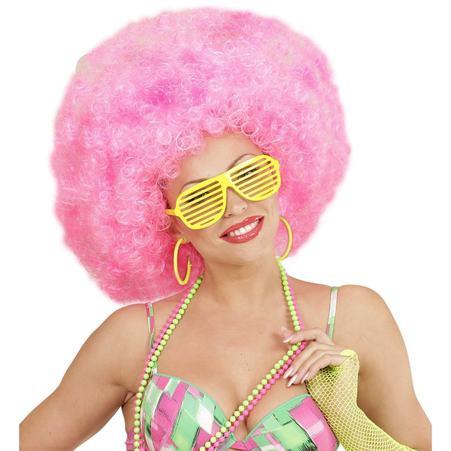 Neon Gele Oorbellen Ringen van Widmann koop je bij Partywinkel