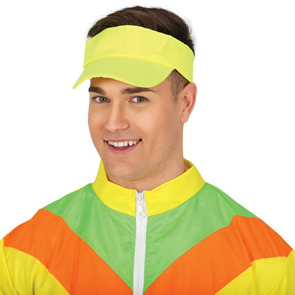 Neon Gele Zonneklep van Fiestas Guirca koop je bij Partywinkel