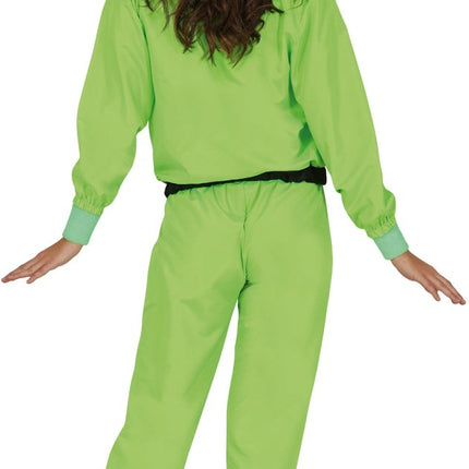 Neon Groene Trainingspak Fout Dames 2 delig van Fiestas Guirca koop je bij Partywinkel