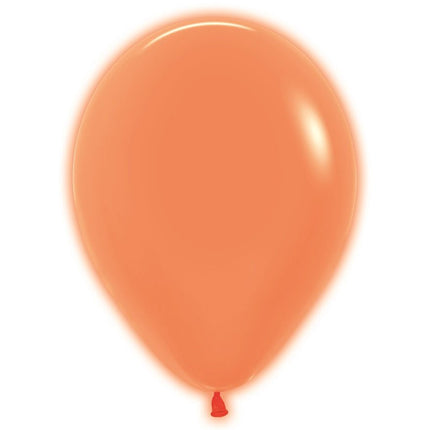 Neon Oranje Ballonnen 23cm 50st van Sempertex koop je bij Partywinkel