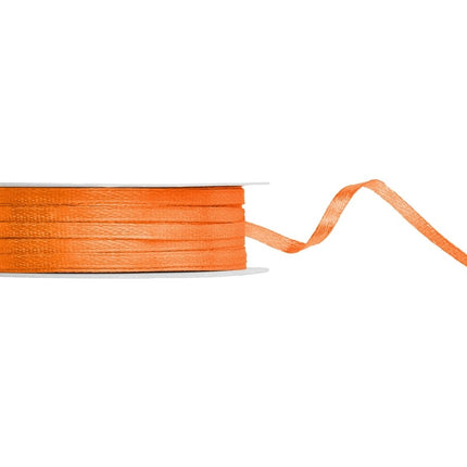 Neon Oranje Lint 3Mm 50m van Partydeco koop je bij Partywinkel