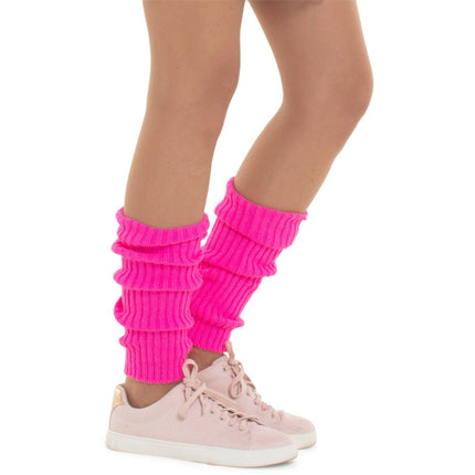 Neon Roze Beenwarmers van Folat koop je bij Partywinkel