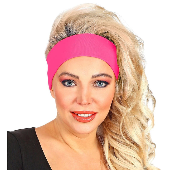 Neon Roze Hoofdband van Widmann koop je bij Partywinkel