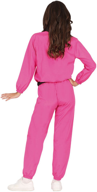 Neon Roze Trainingspak Fout Dames 2 delig van Fiestas Guirca koop je bij Partywinkel