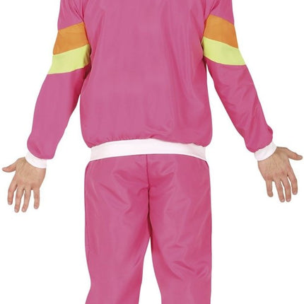 Neon Roze Trainingspak Fout Heren van Fiestas Guirca koop je bij Partywinkel