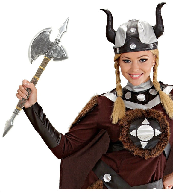 Nep Bijl Met Spijkers 54cm van Widmann koop je bij Partywinkel