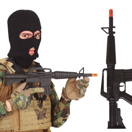 Nep Geweer M16 Soldaat 52cm van Fiestas Guirca koop je bij Partywinkel