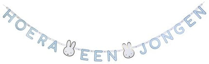 Nijntje Letterslinger Jongen 1,8m van Haza Witbaard koop je bij Partywinkel