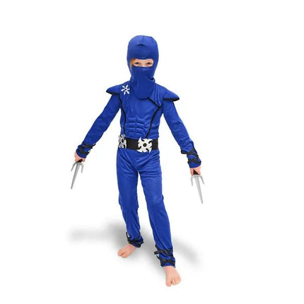 Ninja Pak Blauw Kind 3 delig van Partydeco koop je bij Partywinkel