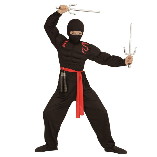 Ninja Masker Kind 1,07m van Widmann koop je bij Partywinkel