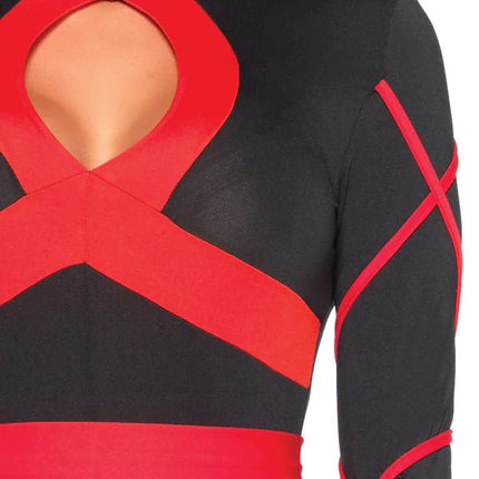 Ninja Pak Dames Bodysuit Leg Avenue van Leg Avenue koop je bij Partywinkel