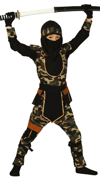 Ninja Pak Kind Camouflage van Fiestas Guirca koop je bij Partywinkel